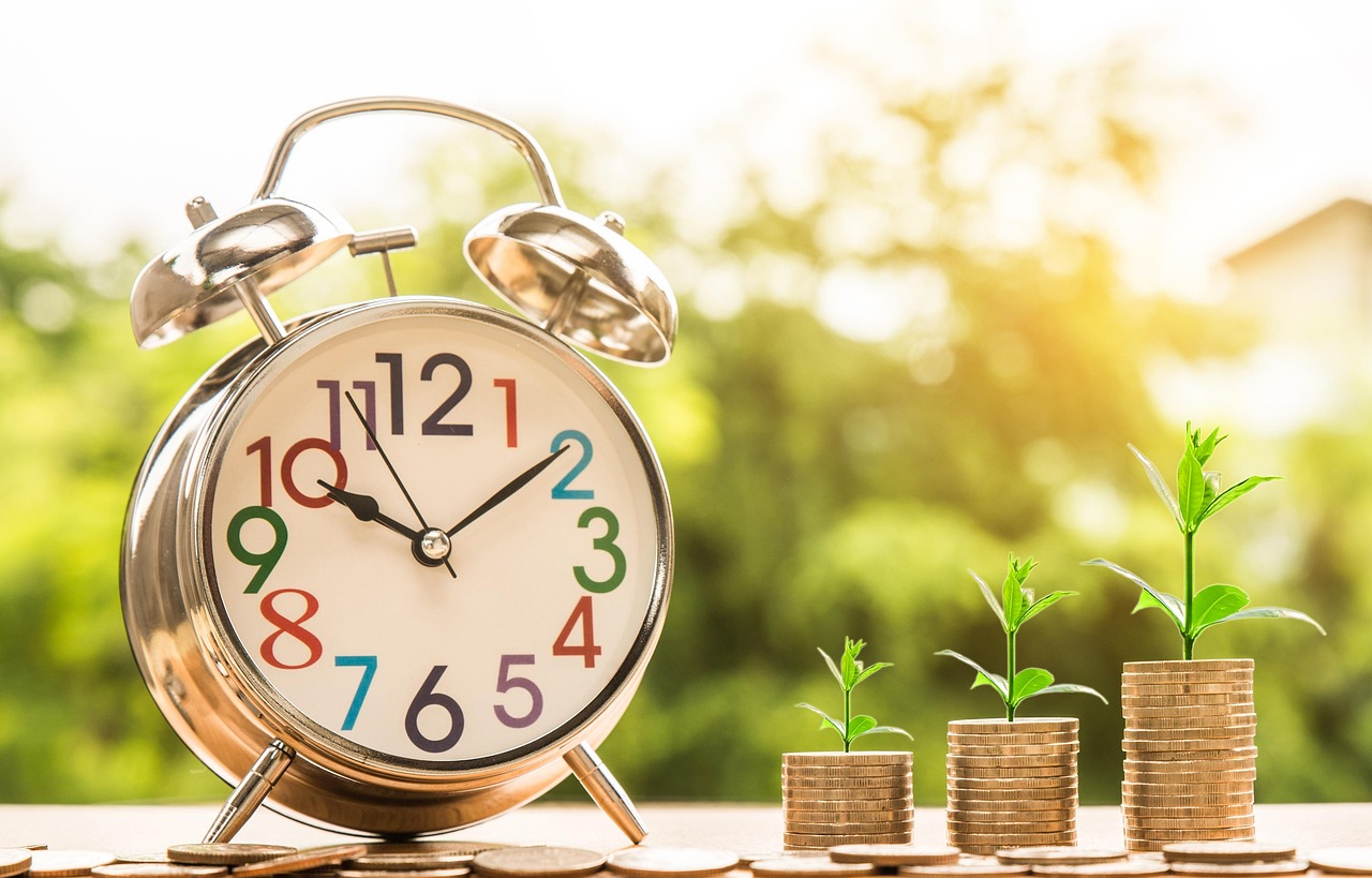 Clock, money, growth — Food Stamp Benefits That Ease the Cost of Living
